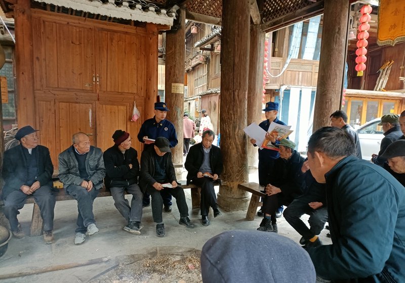 貴州黎平：消防安全宣傳培訓進景區 (1)