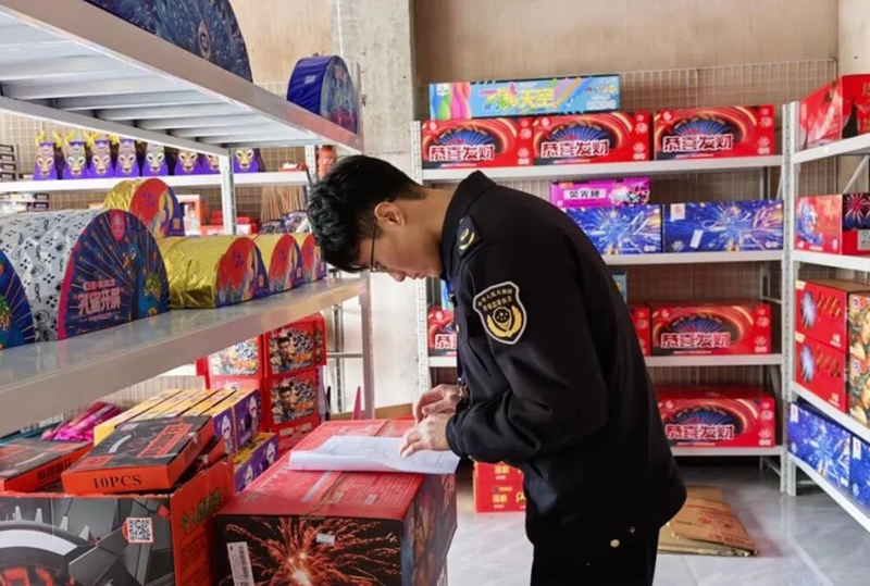 專項執法檢查現場。