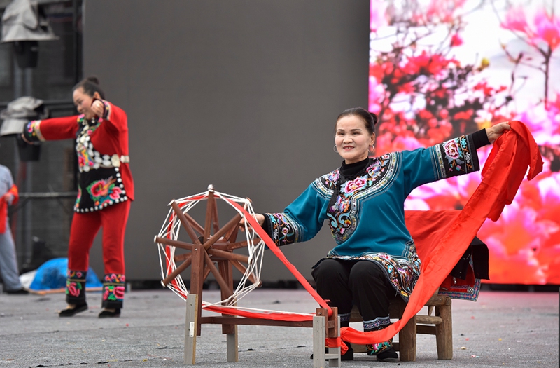 贵州松桃：春之舞“苗韵迎春”绽放精彩(图3)