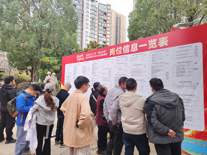 查看岗位信息。