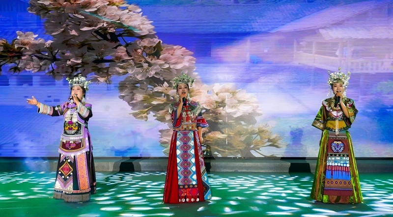晚会现场。