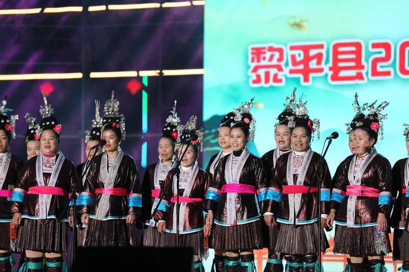 “村歌”隊比賽現場。