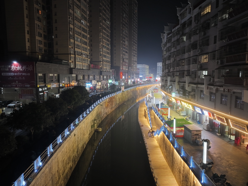 南门河。谢慧芳摄