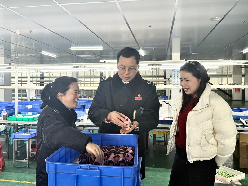 獨山：以“稅”護航開工季 玩具企業生產忙。