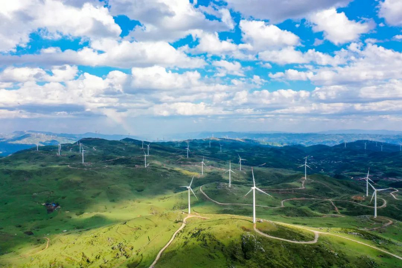 烏江源風電場。何歡攝