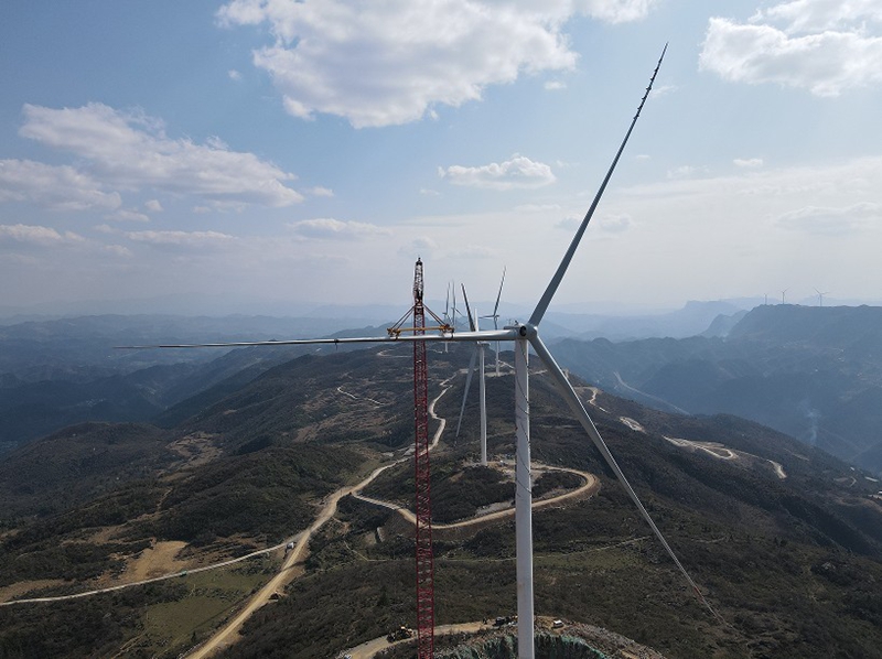 中寨風電場項目。