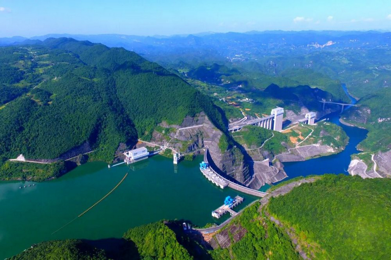 華電烏江公司構皮灘發電廠。