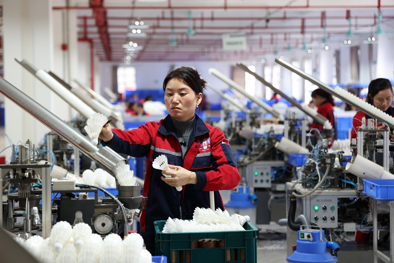 贵州锦屏羽毛球“飞”出产业新高度 (5)