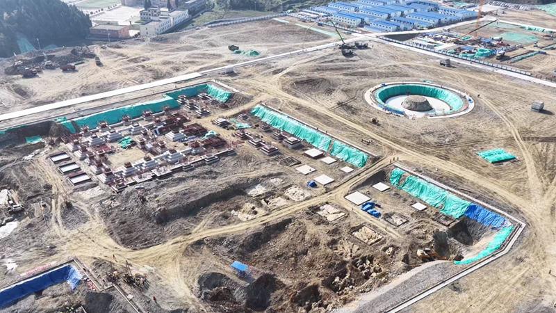 国家电投贵州金元金沙柳塘（2×660MW）煤电项目航拍图。 胡凤至摄.JPG
