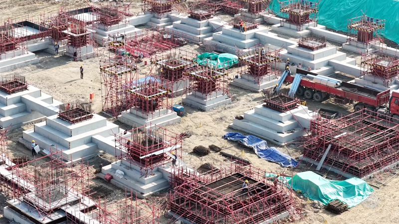 国家电投贵州金元金沙柳塘（2×660MW）煤电项目建设现场。 胡凤至摄.JPG