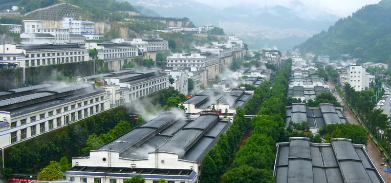 仁怀酱香白酒生产厂区。仁怀市融媒体中心供图