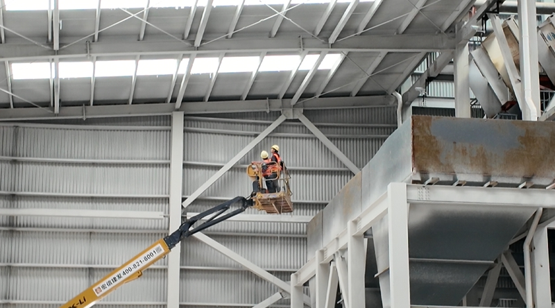 金沙縣煤炭儲備基地一期項目建設現場。 彭垚攝.jpg