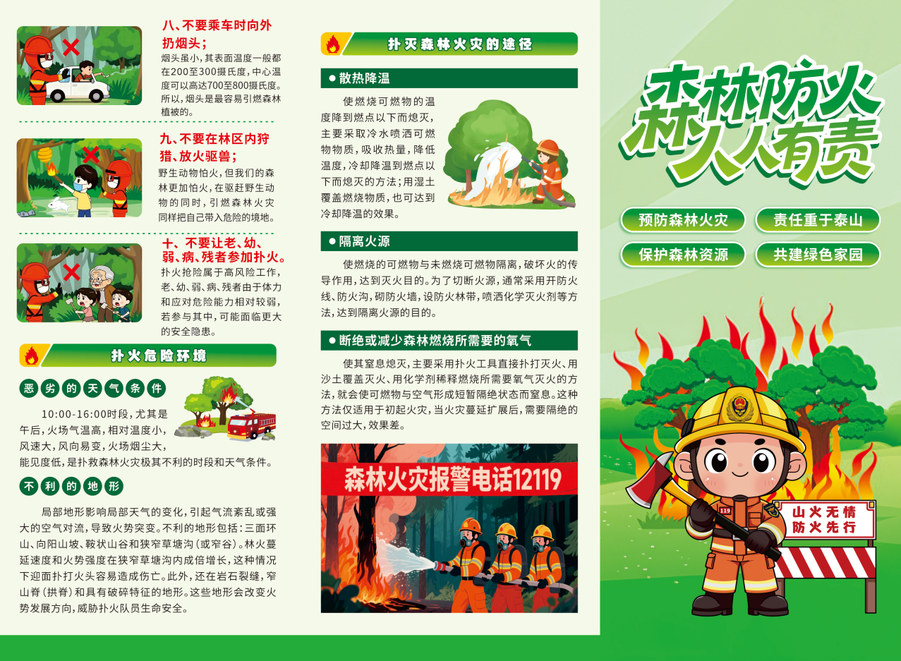 森林防火人人有责。