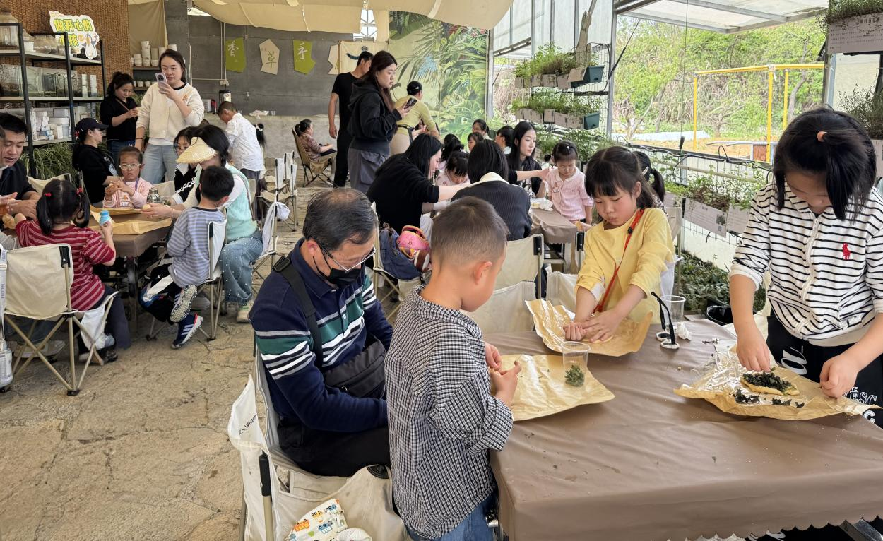 香草科普基地活动。