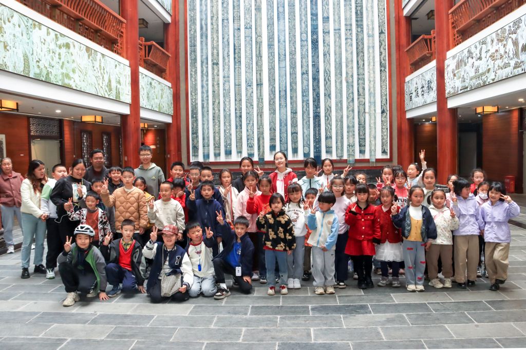 春假研学主题活动现场。