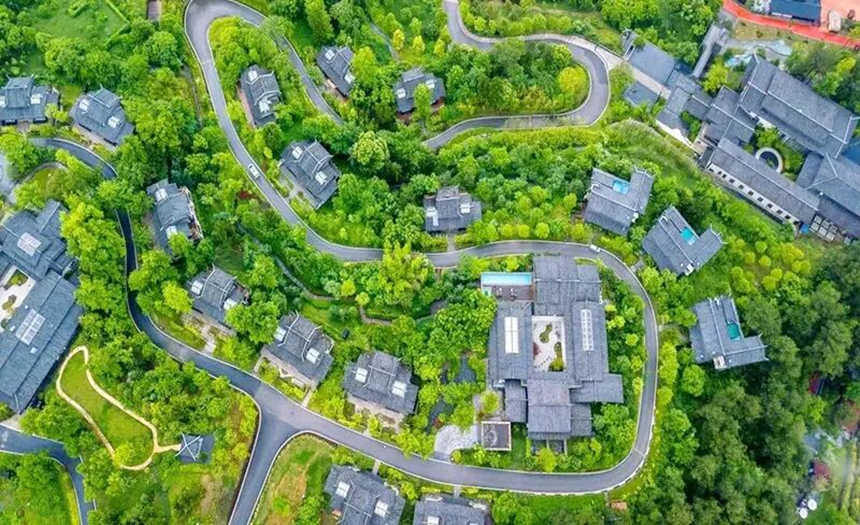 石阡佛顶山温泉小镇。