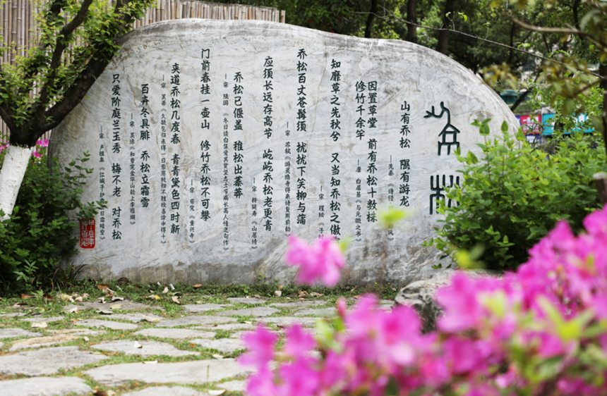 乔松园一景。
