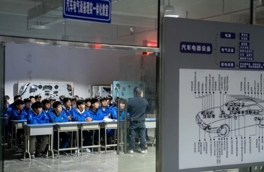 老师进行理论讲解。