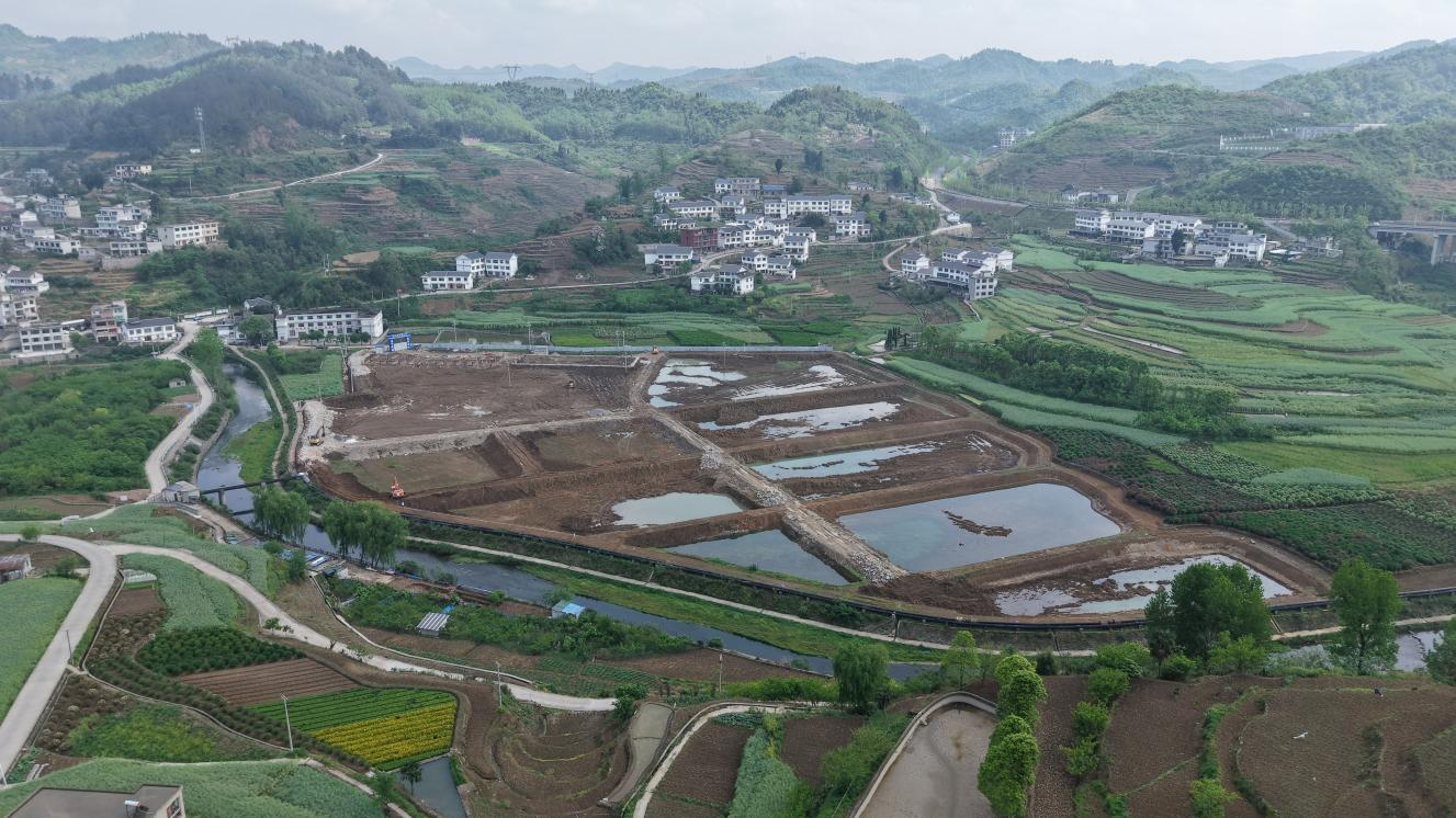 项目建设现场俯瞰.