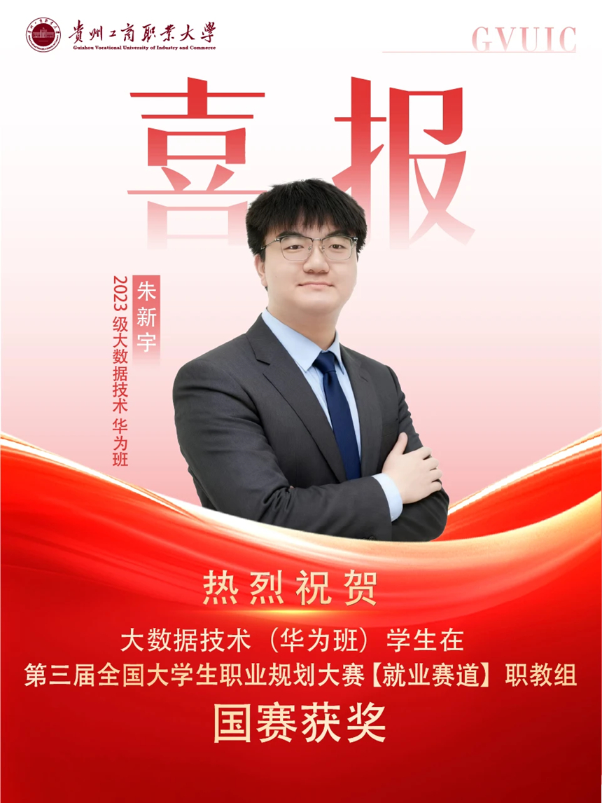 贵州工商职业大学学子荣获职规赛总决赛奖项。