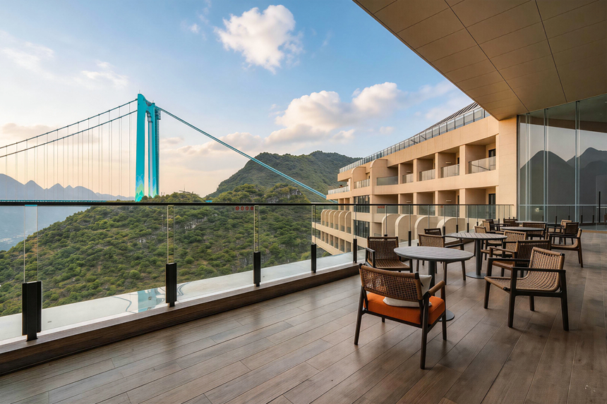 千山奕境酒店风景。贵州酒店管理集团供图