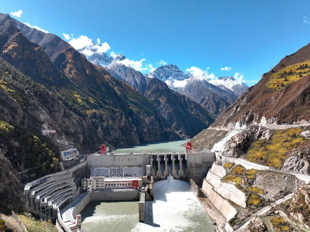 干浩参与建设的西藏DG水电站。