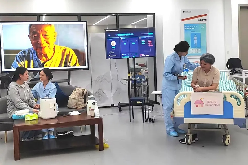 健康养老赛项备赛日常。