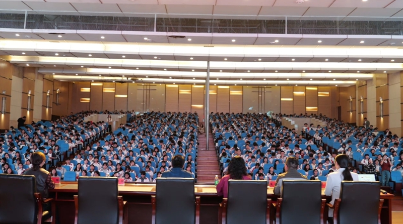 讲座现场。
