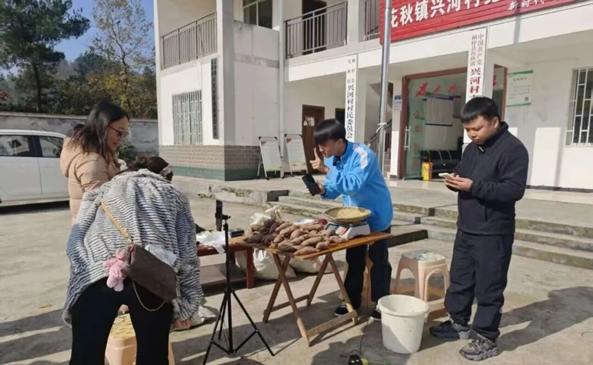 直播现场。