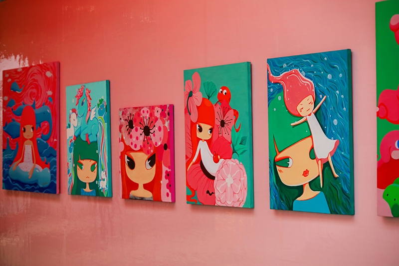 艺术画展。幻花样供图.JPG