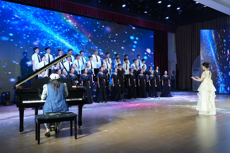 合唱展演。王朝东摄