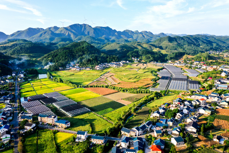 贵州省遵义市播州区花茂村秋日景色。李仁军摄
