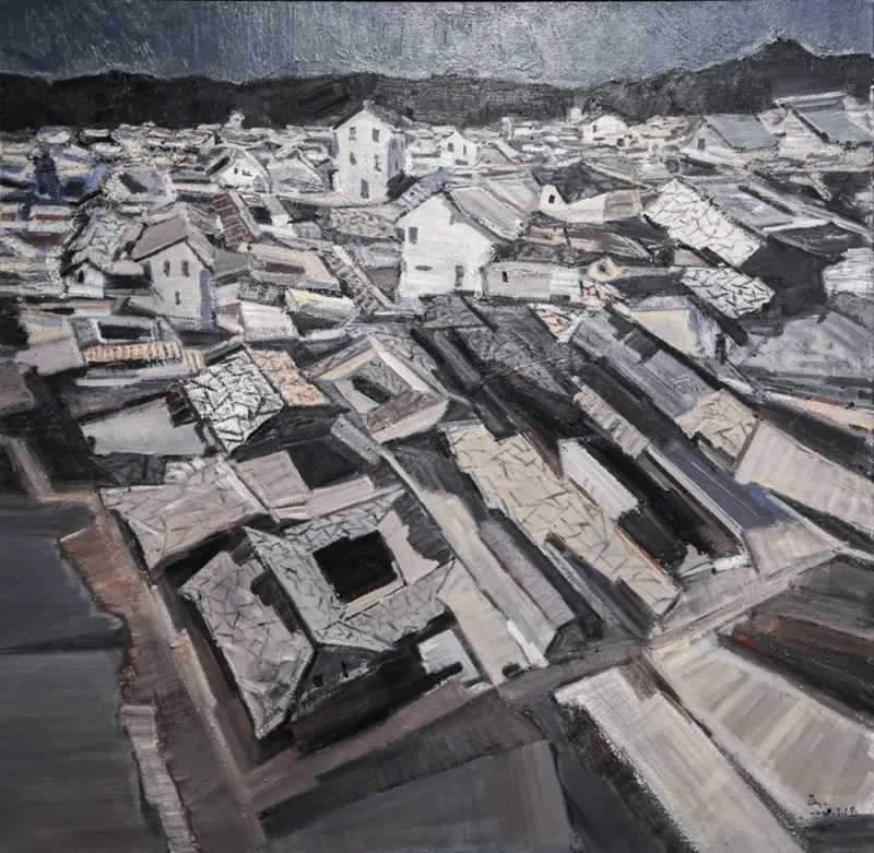林飞 《屯堡遗风》 油画.jpg