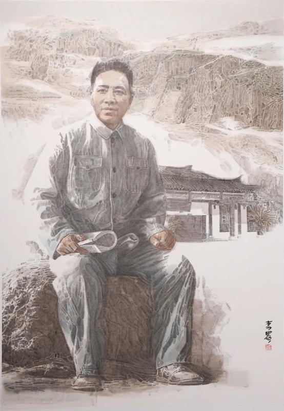 李晨 《风骨照青史·王若飞肖像纪》 插画.jpg