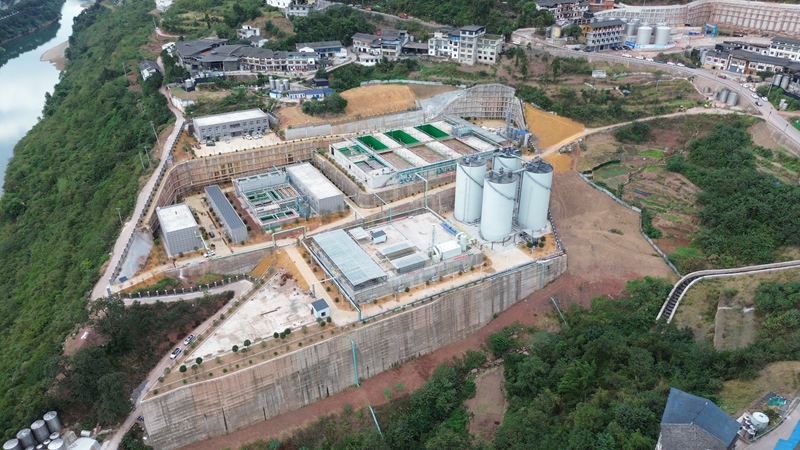 3、黃角溝污水處理廠。