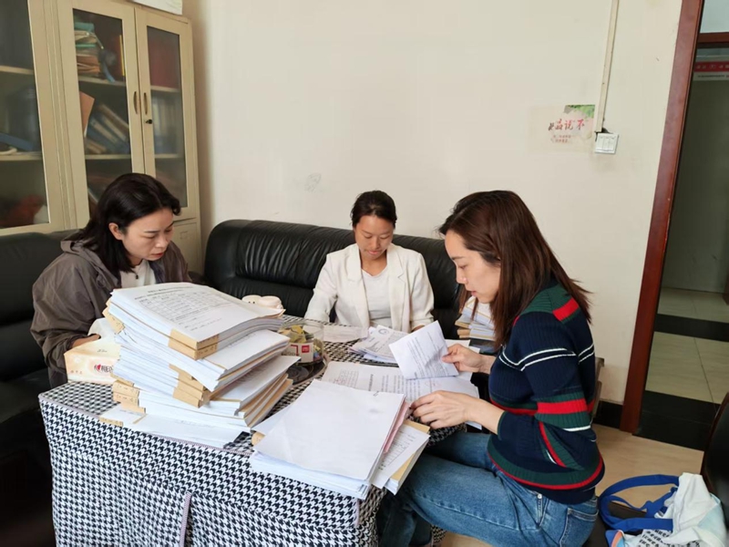 工作人员正在审核资源资产流转交易财务等相关资料.jpg