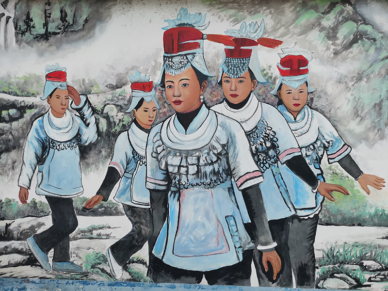 革家元素墙画。