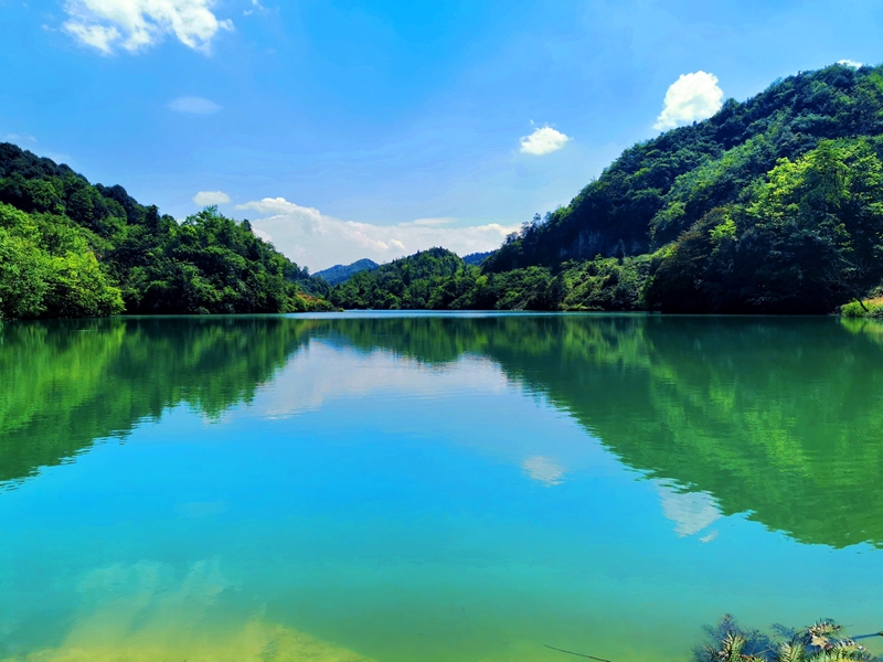 1、山林藏清潭，山水共一色。桃林镇供图.jpg