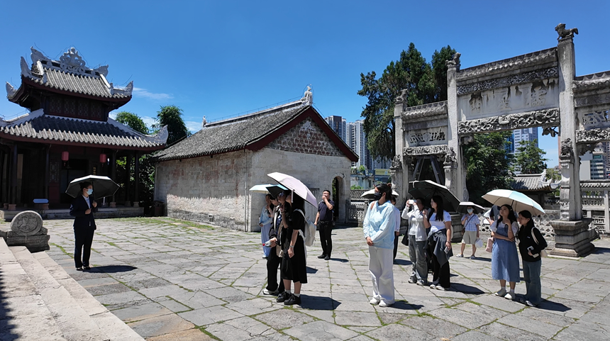 调研考察现场。