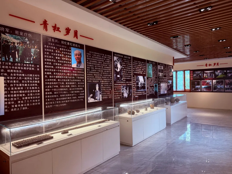 青杠坡村“村情展示館”。王燁攝