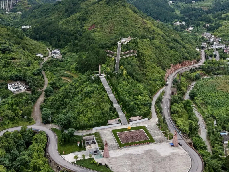 青杠坡戰斗遺址。王燁攝