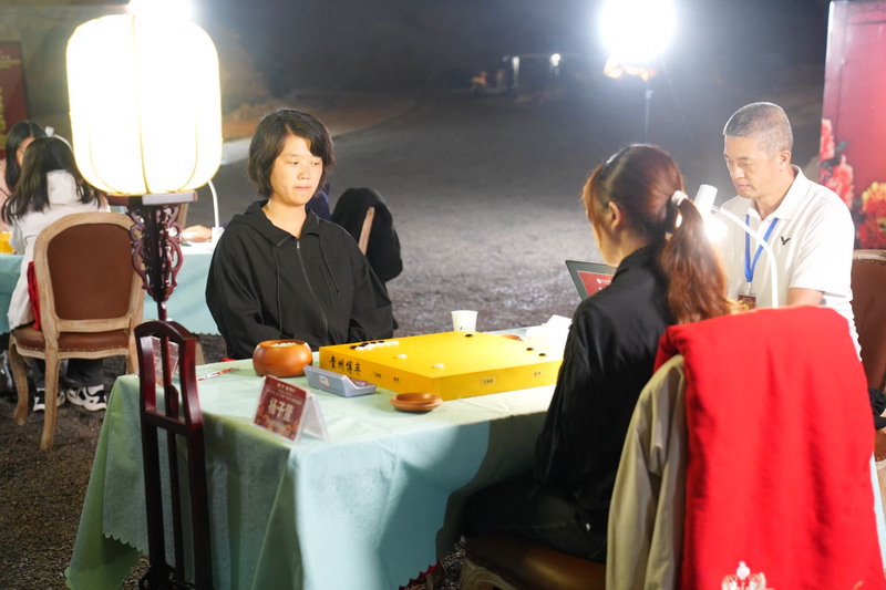 第十三届“中信杯”中国女子围棋甲级联赛现场。