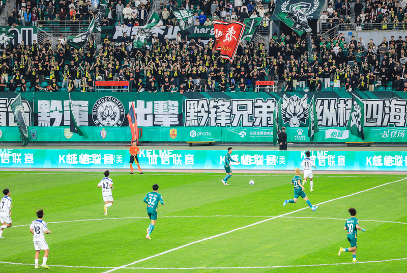 2026中乙联赛预赛阶段(第2轮)贵州贵阳竞技主场迎战广东铭途比赛现场。丁伟鑫摄