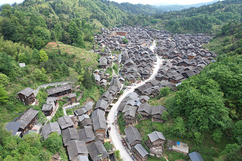 黄岗村风貌。