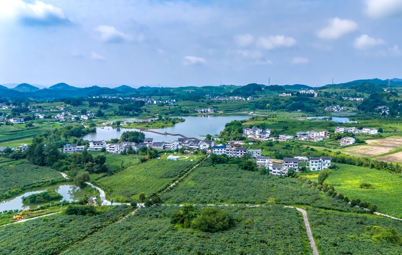 黔西市林泉镇海子村一角。
