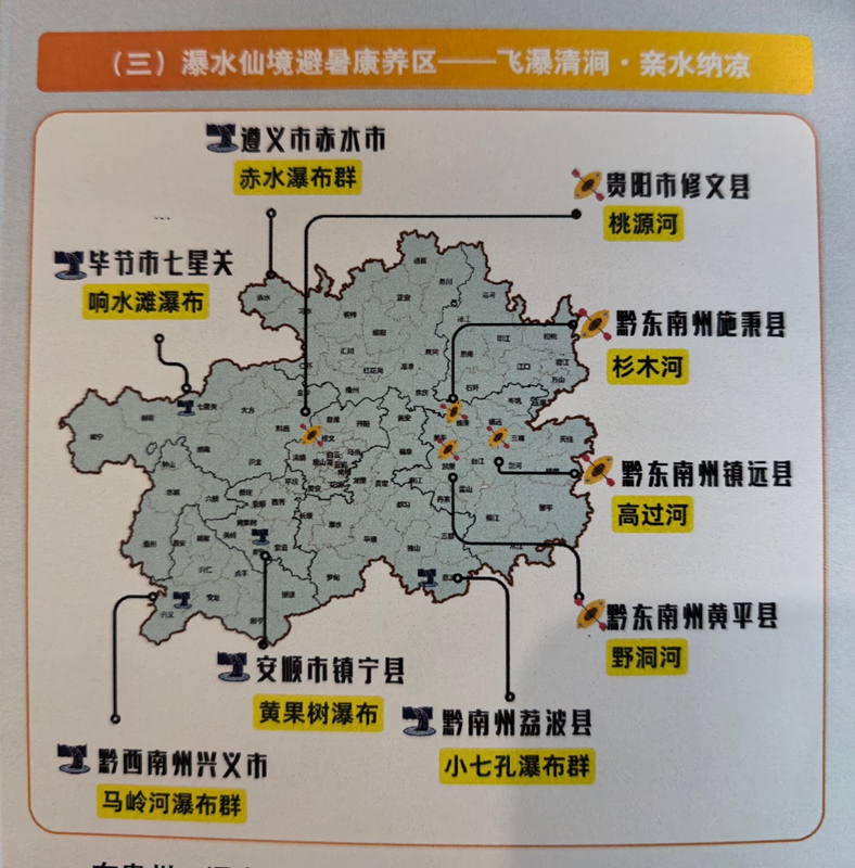 瀑水仙境避暑康养区。