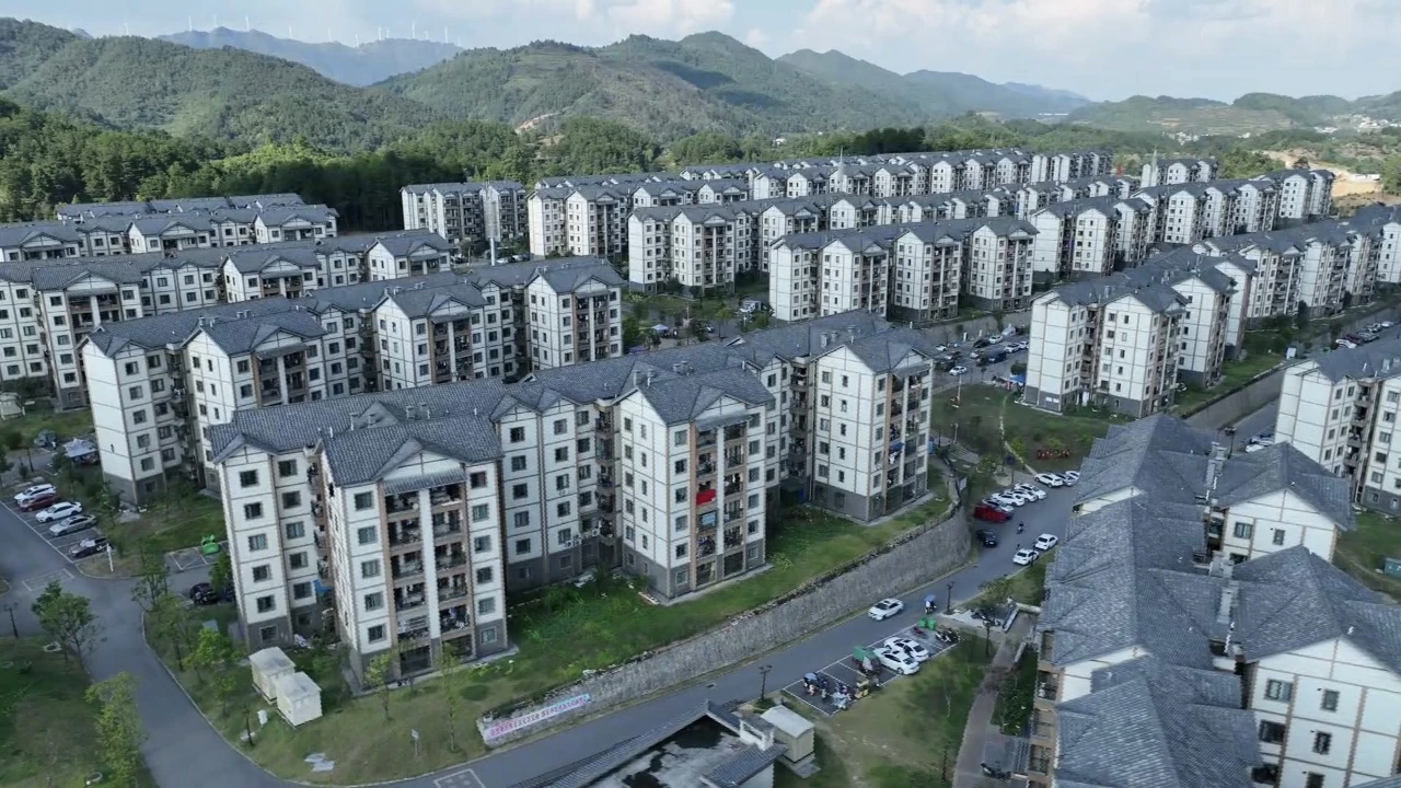 民兴街道红兴社区鸟瞰图。