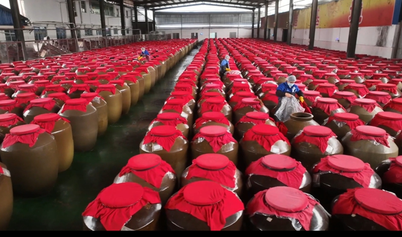 麻江明洋食品有限公司酸汤发酵基地。