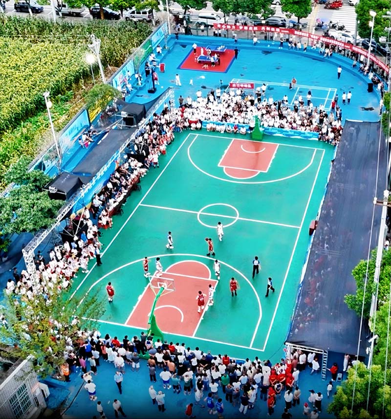 活力社区·迎篮而上!仁怀市茅坝社区这场“村BA”太燃啦(图3)