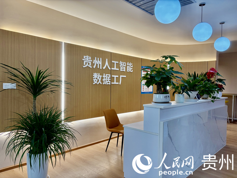 云岩区着力建设省级人工智能数据工厂。人民网记者 李丽萍摄